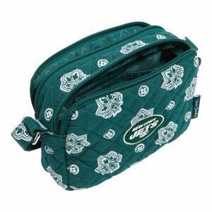 Vera Bradley NFL New York Jets Small Stadium Crossbody Bag Banana Print